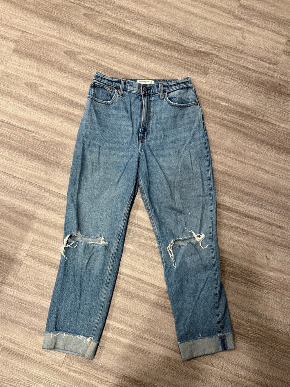Abercrombie curve love 90s straight jeen
